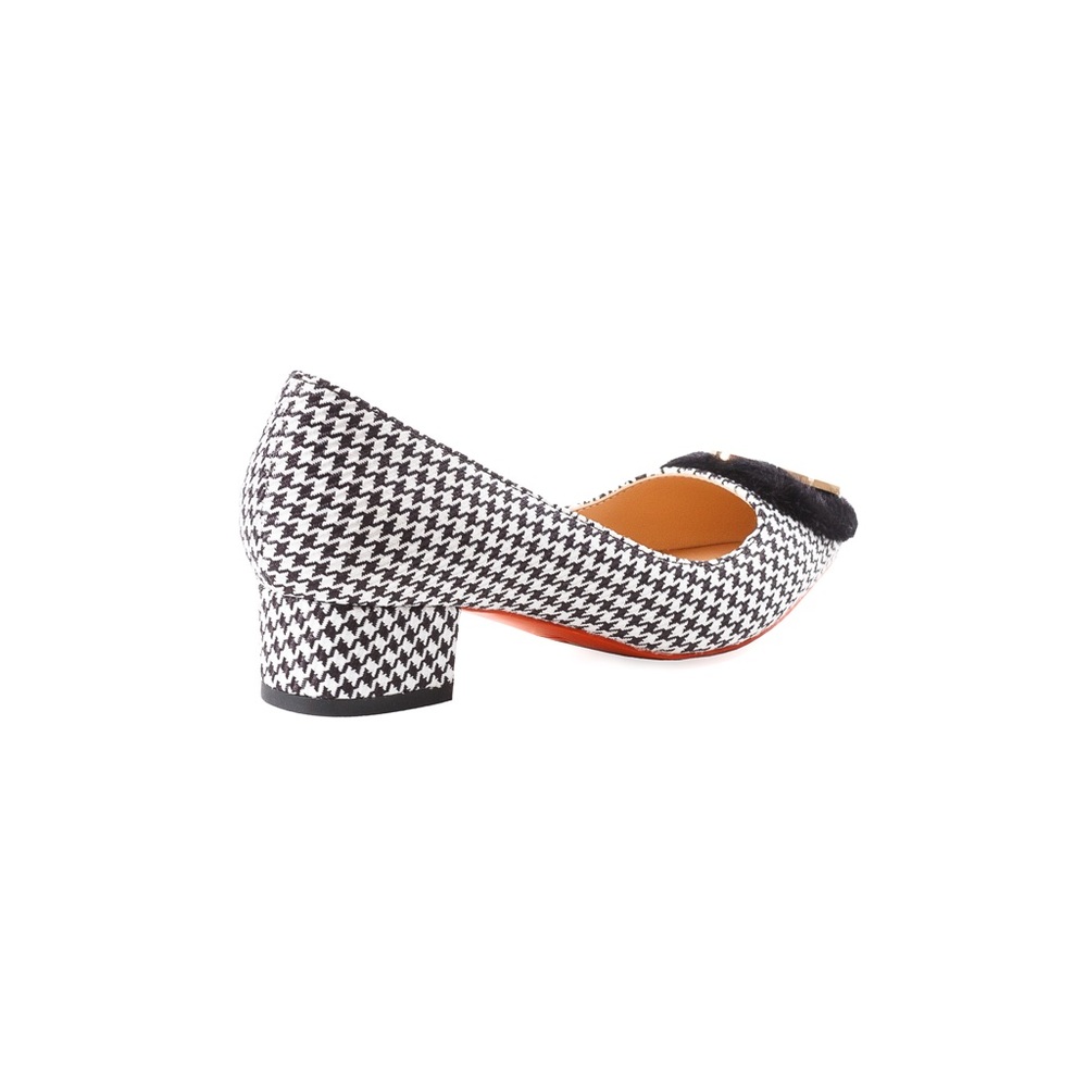 New CELYN ROZE Houndstooth pumps - Picture 2 of 3